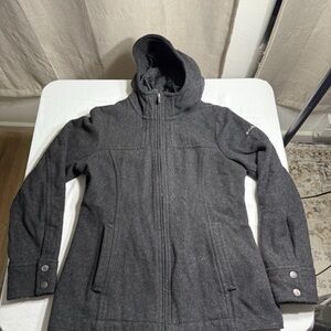 Columbia Women's Charcoal Hooded Ski Jacket